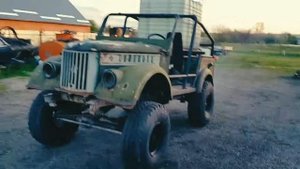 ГАЗ 69. ИСПЫТАНИЯ НА ПРОЧНОСТЬ. ОМ 617. МЕРСЕДЕС.