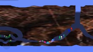 Stickman Zombie In Marble Race  - Escape from Zombie Island  - Survival Marble Race In Algodoo