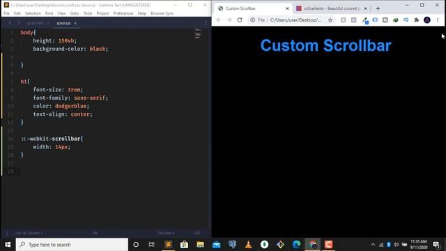 How To Create Your Own Scrollbar With CSS смотреть онлайн