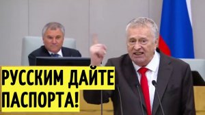 Мощное выступление Жириновского в Госдуме о проблемах в России