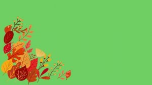 Хромакей! Осенние листья