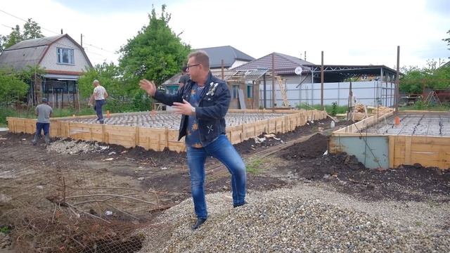 Строим дом по цене квартиры  Завершаем бетонные работы на фундаменте  Септик
