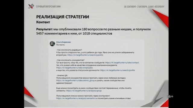 Комплексное продвижение в соцсетях сервиса для B2B Разработка, реализация стратегии продвижения 16+