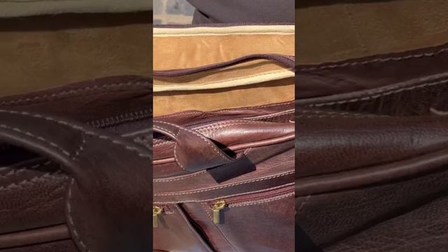 Leather briefcase BREVIT/Шкіряний портфель BREVIT BY ACHE #kyiv #сумки #етно #натуральнашкіра #lviv смотреть онлайн