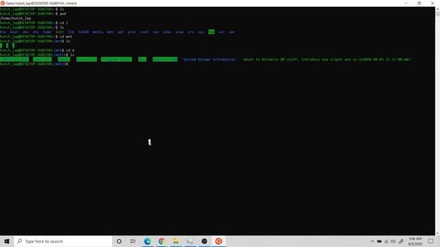 windows 10 subsystem ubuntu how to access /c and /d drive смотреть онлайн