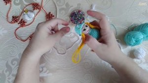 М.К ЁЛОЧНЫЕ ИГРУШКИ СНЕГУРОЧКА крючком/Снегурочка своими руками/Вязаная снегурочка/НОВЫЙ ГОД 2020