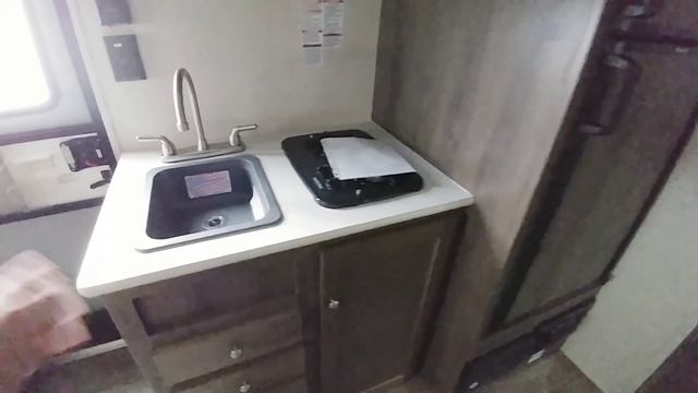 Most UNUSUAL Floorplan for a compact Travel Trailer RV!17RBSS