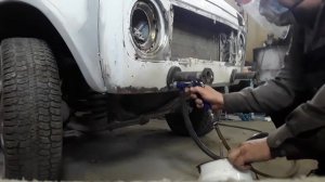 Пескоструй Нивы. 2 часть.