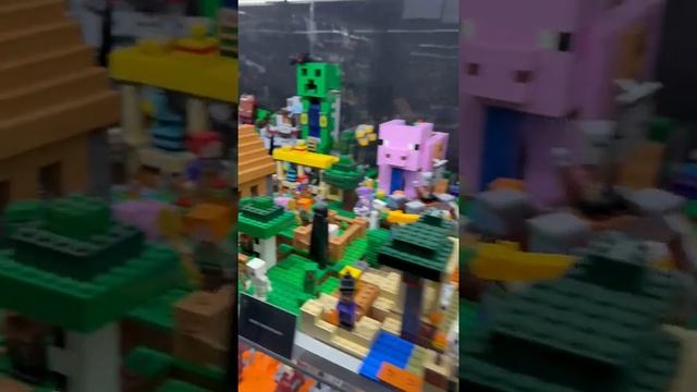 Показываю самые редкие LEGO Майнкрафт! Горная пещера, деревня жителей