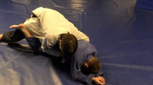 БЖЖ: боковой проход в пятку/BJJ: side takedown with thee heel grip