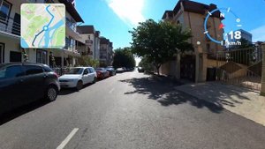 улица Багратиона до пляжа в сентябре Лазаревское 2021