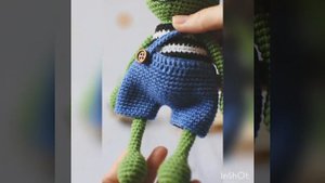 Лягушенок Питер ? (лягушка крючком, обзор )