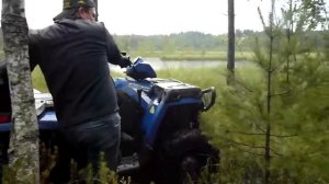 Ковровое болото, г. Александров, тест Polaris Sportsman 400 H.O.