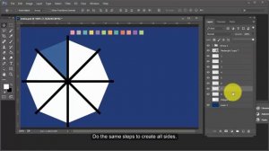 InfoGraphic Tutorial in Photoshop #18 – Polygon Shape