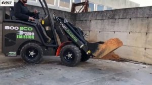 100% электрический погрузчик CAST LOADERS 800 ECO