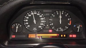 Диагностика приборной панели BMW E34 530i