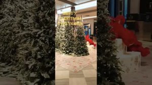 Christmas decorations in el corte ingles nuevos ministerios Madrid, Spain