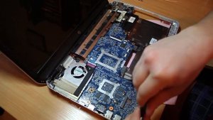 How to disassemble a laptop HP ENVY DV6-7252er (and fix cooler)