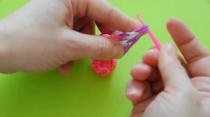 ❤Корзина. Фигурки из резинок Happy Rainbow Loom. Как плести. Урок №200❤