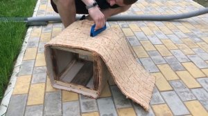 Домик для кошки своими руками за бесплатно