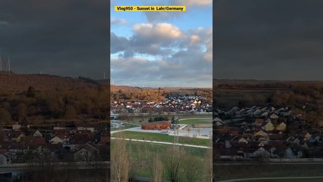 Vlog 950 - Amazing sunset in Lahr, Germany, 26.02.2023 #lifeingermany #lahr #femtophysiker