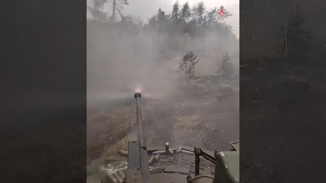 Атака бронегруппы ВДВ на опорный пункт ВСУ