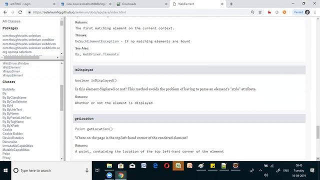 Selenium Basic Methods continued...