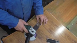 Тяпка из пильного полотна.