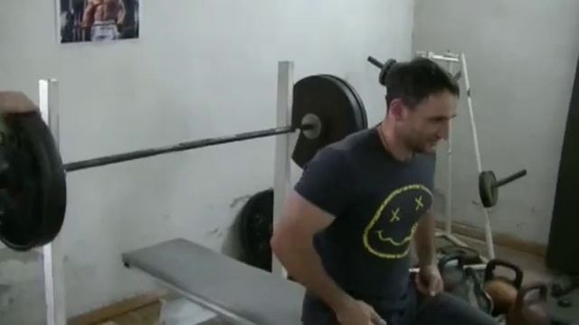 HARD Workout Aleksandr Aleksandrov. Свой вес 75. Жим сотки. смотреть онлайн