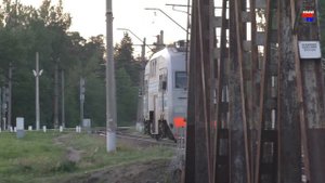 Автомотриса АС01-113 на станции Вырица | AS-113 Vyritsa station