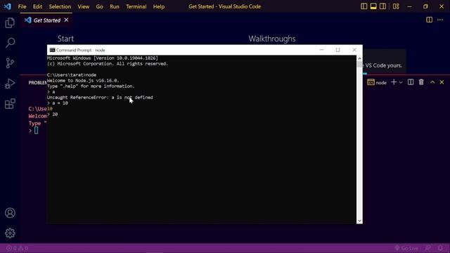 Node.js Tutorial for beginners | Make node.js script in VSCode using REPL | In Odia | PART-12
