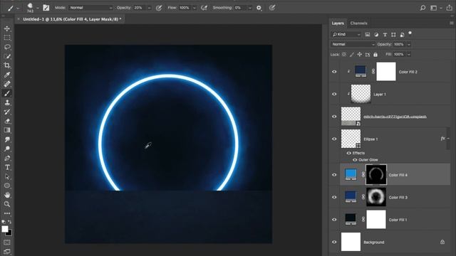 Make a Neon Glow Circle in Photoshop