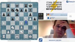 АТАКА ТО, РАЗДУХАРИЛАСЬ! Магнус Карлсен на русском играет Бантер Блиц на chess24 Шахматы Блиц