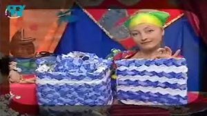 Лоскутное шитье. В технике плетения "зубатка из четырех соломин" шьем сумку и корзинку. Мастер класс