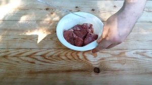 Диетический стейк из говядины. Дачный рецепт.  Steak. Мясо