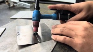 ANDELI TIG-250PL cold welded 1mm stainless steel plate