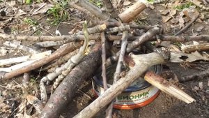 Гелевая горелка БИОНИК, Розжиг костра