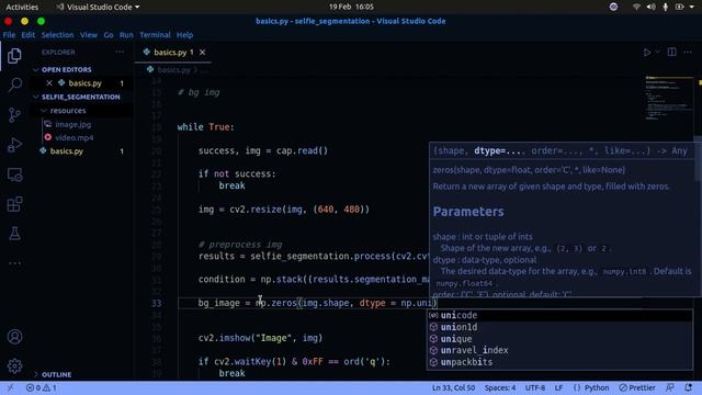 Realtime SELFIE SEGMENTATION on CPU - MediaPipe and OpenCV Python смотреть онлайн