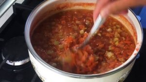Салат завтрак туриста с рисом на зиму
