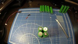 Сборка Li-ion аккумулятора для квадрокоптера из ячеек 18650.