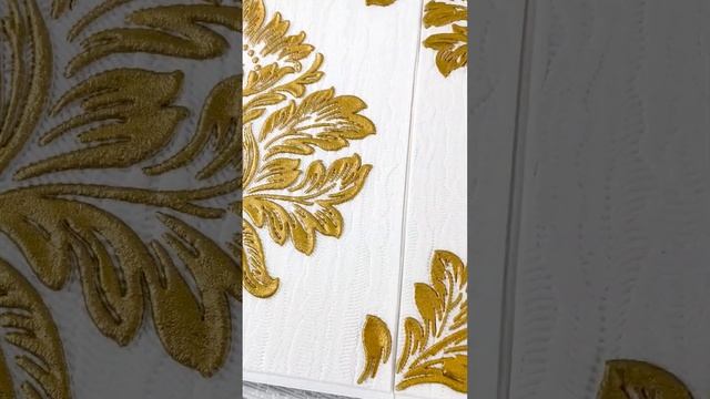Версаль Золото. ?Новинка в Мире Самоклеек. Самоклеящиеся панели для стен с фольгой и четким рисунко смотреть онлайн