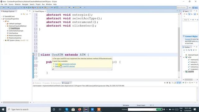 Java Programming Tutorial -  32  Abstract Class and Abstract Method