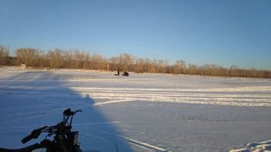 Самодельный сноубайк и мотобуксировщик, покатушки. Не без приключений!
