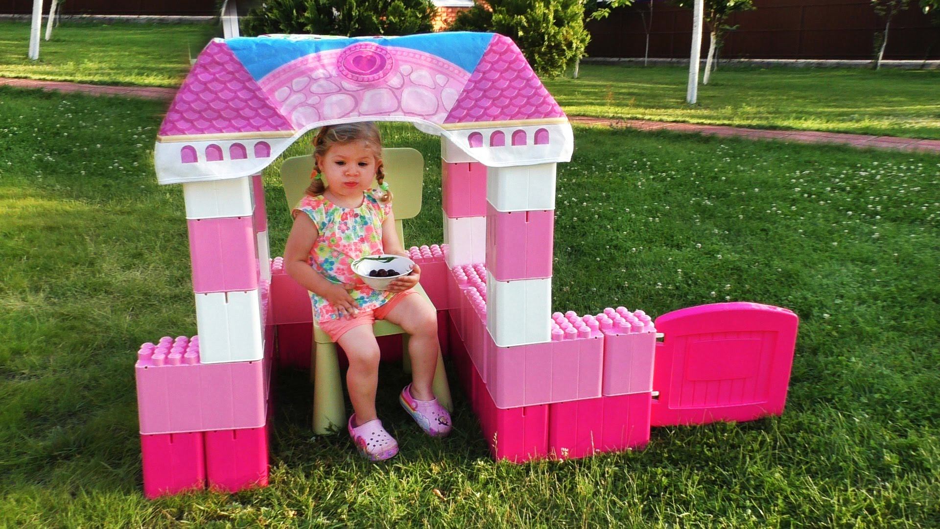 ✿ ЗАМОК ПРИНЦЕССЫ Конструктор МЕГА БЛОКС Игры Для Девочек Mega Bloks Disney Princess Play Castle
