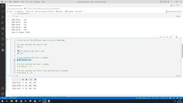 A quick introduction to Python Pandas