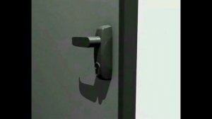 Как установить ручку и замок системы Антипаника на одностворчатую дверь