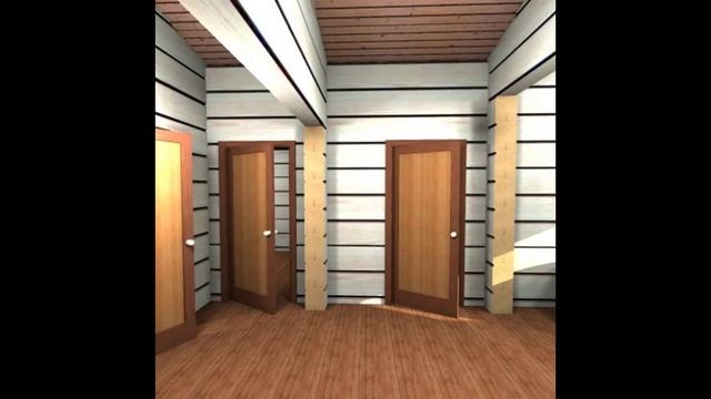 Одноэтажный сруб 11*13 из лафета сухарника кело