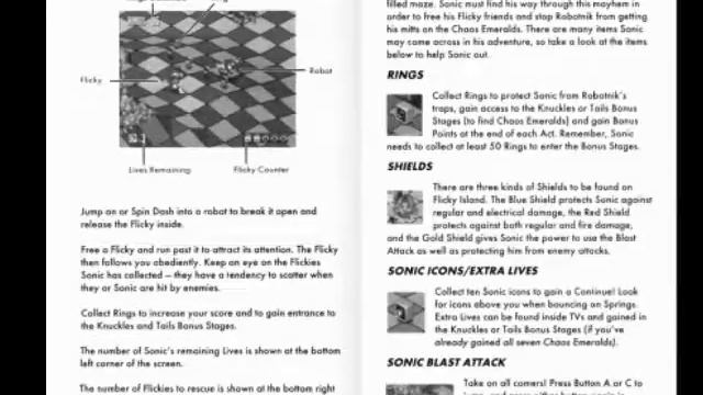 Sonic 3d Flickies Island Manual [Sonic Mega Collection Plus] смотреть онлайн