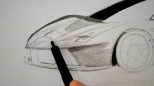 Рисуем автомобиль! Рисунок карандашом