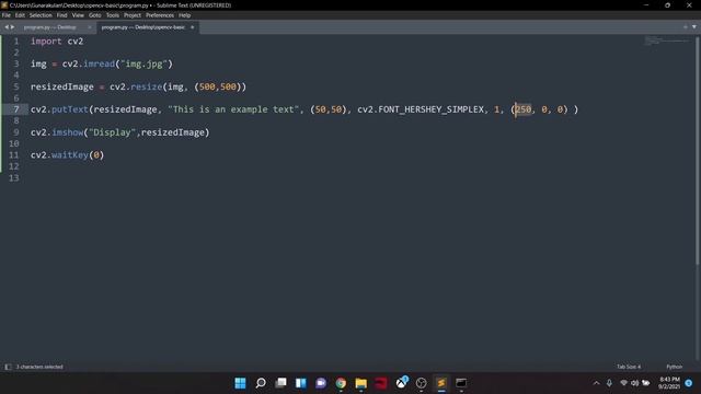 Basic of OpenCV in Python | Introduction to OpenCV | Tamil